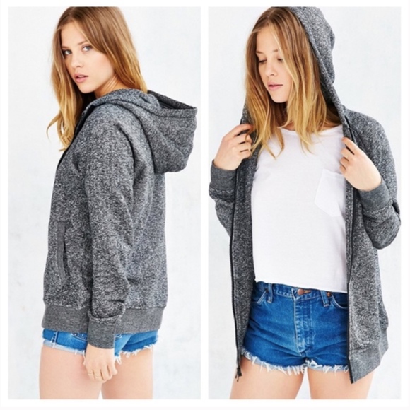 Urban Outfitters Tops - Urban Outfitters BDG Gray Marled Sweatshirt Hoodie